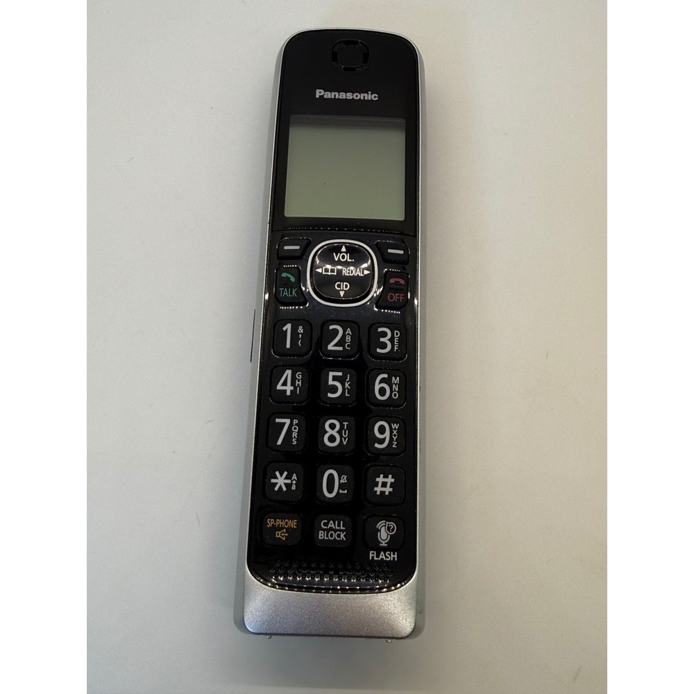 Panasonic Cordless Handset KX-TGFA61 Black Silver Replacement Office Tech VTG